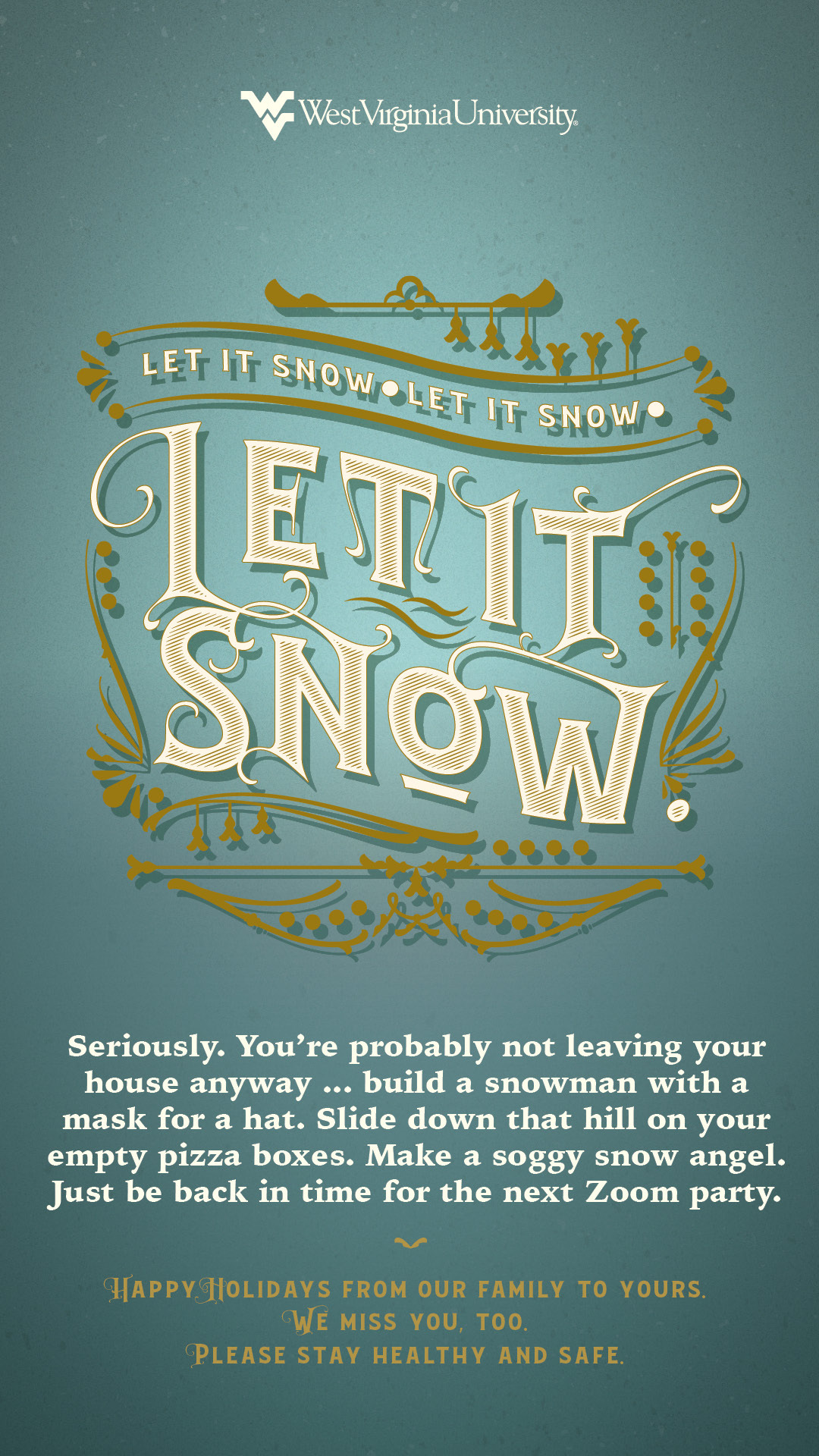 Let It Snow poster. Poster content below image.